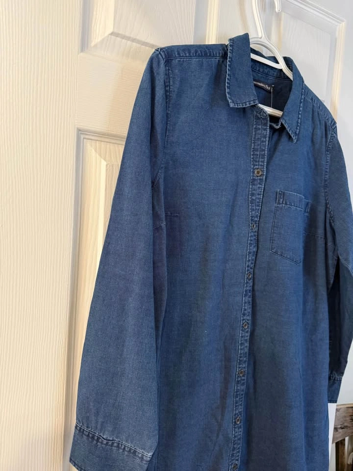 Abercrombie & Fitch Denim Button-Up Shirt - photo 2