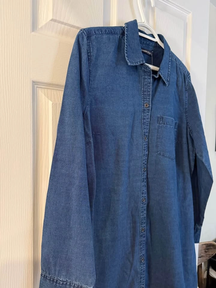 Abercrombie & Fitch Denim Button-Up Shirt - photo 3