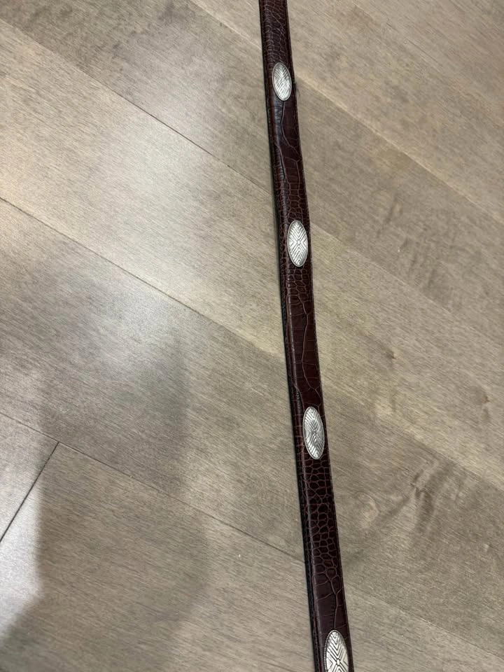 Roundtree & Yorke Leather Belt Size 32-34 - photo 2