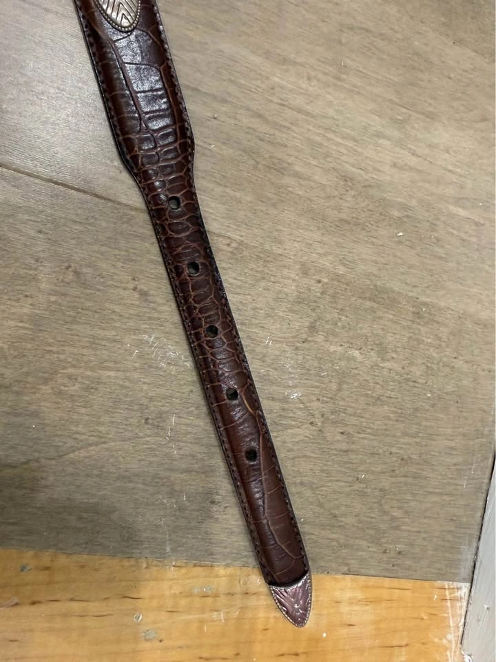 Roundtree & Yorke Leather Belt Size 32-34 - photo 3