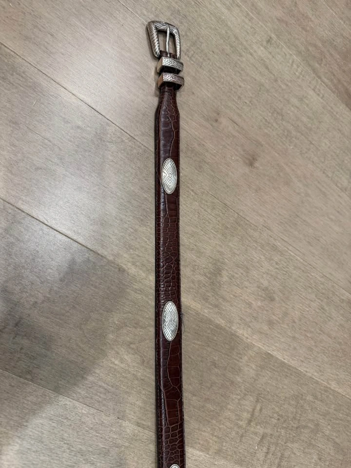 Roundtree & Yorke Leather Belt Size 32-34 - photo 5