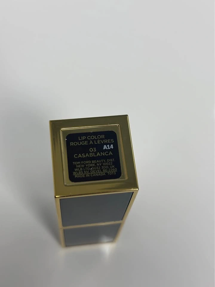 Tom Ford Lip Color - Shade 03 Casablanca | Luxury Gold Case - photo 2