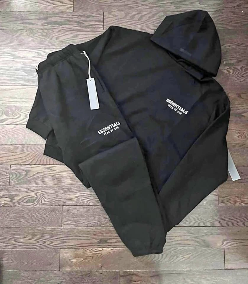 NEW ESSENTIALS Fear Of God Hoodie and Trackpants