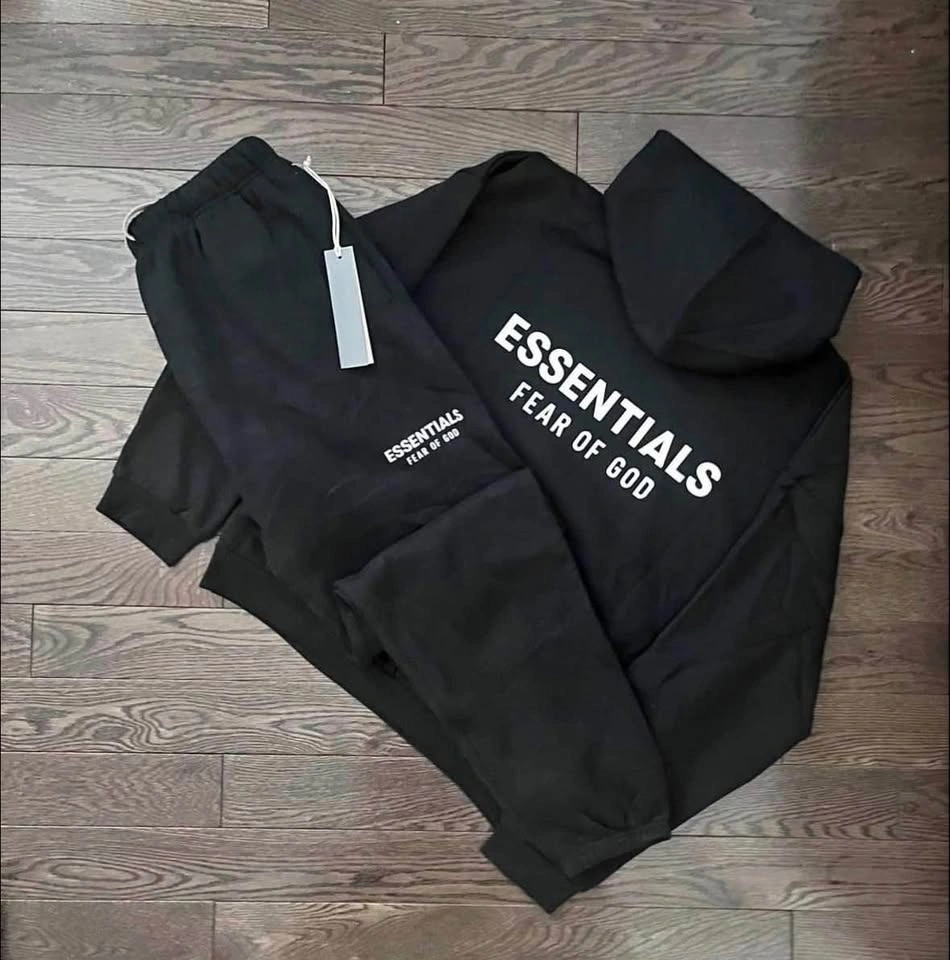 NEW ESSENTIALS Fear Of God Hoodie and Trackpants - photo 2
