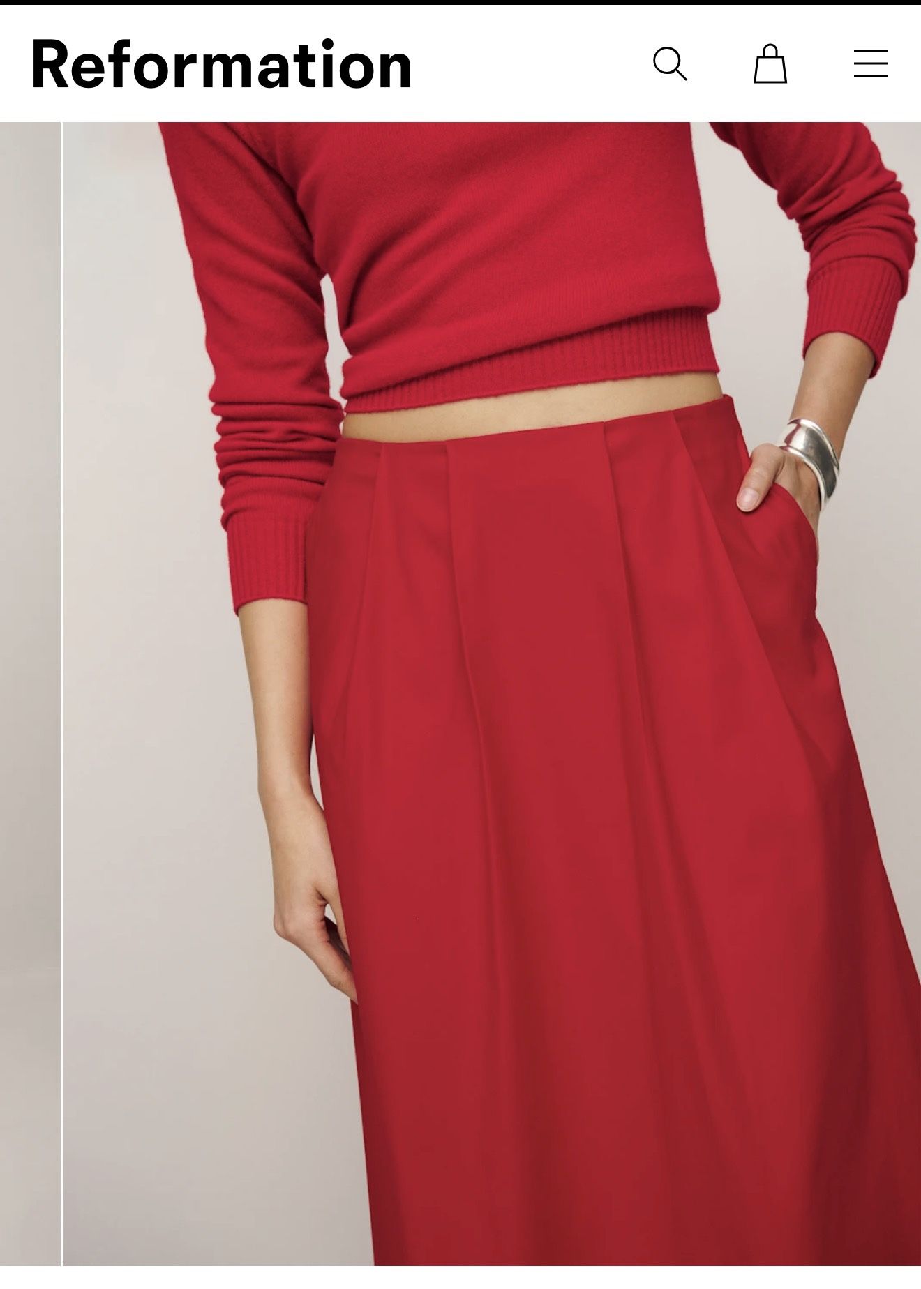 Reformation Lucy Skirt - photo 4