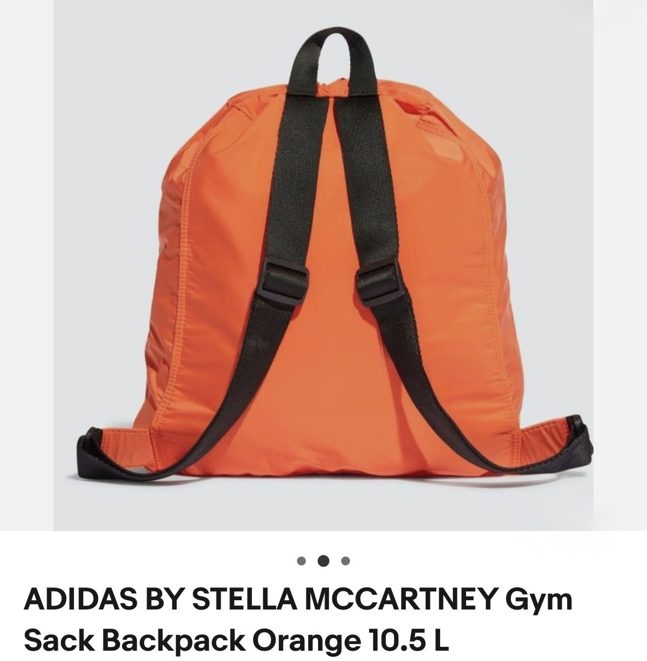 Adidas by Stella McCartney Vibrant Orange Backpack - photo 3