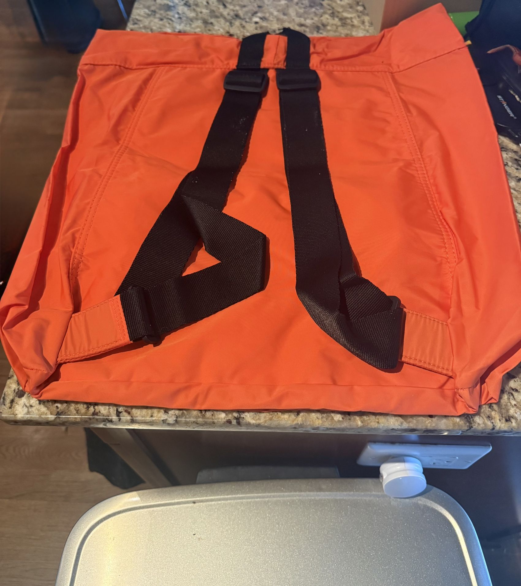 Adidas by Stella McCartney Vibrant Orange Backpack - photo 5