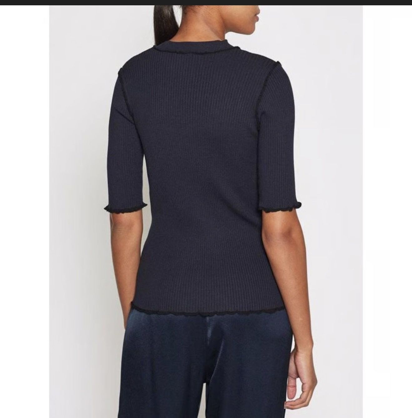 JOIE Thama Midnight Short Sleeve Top - Medium - photo 2