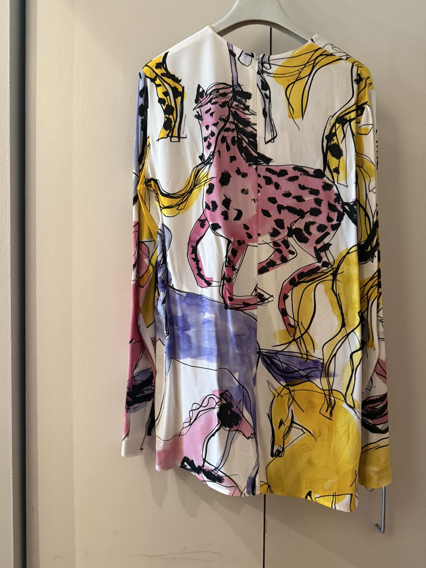 Stella McCartney Louisa Watercolor Horse Print Blouse - photo 3