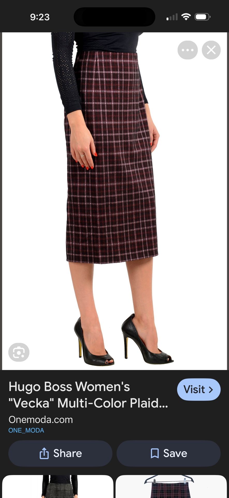 HUGO BOSS Vecka Midi Skirt
