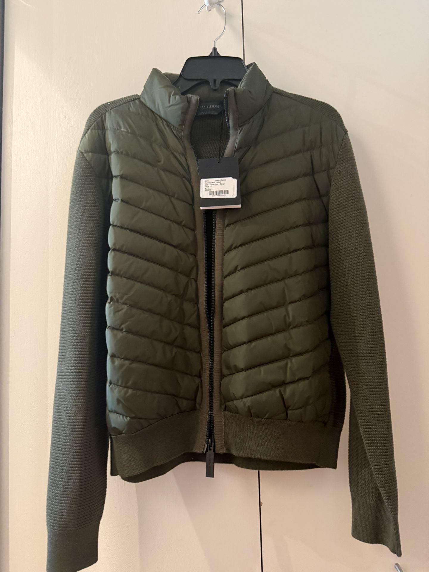Canada Goose Black Label HyBridge Knit Jacket XL Olive Green - photo 2