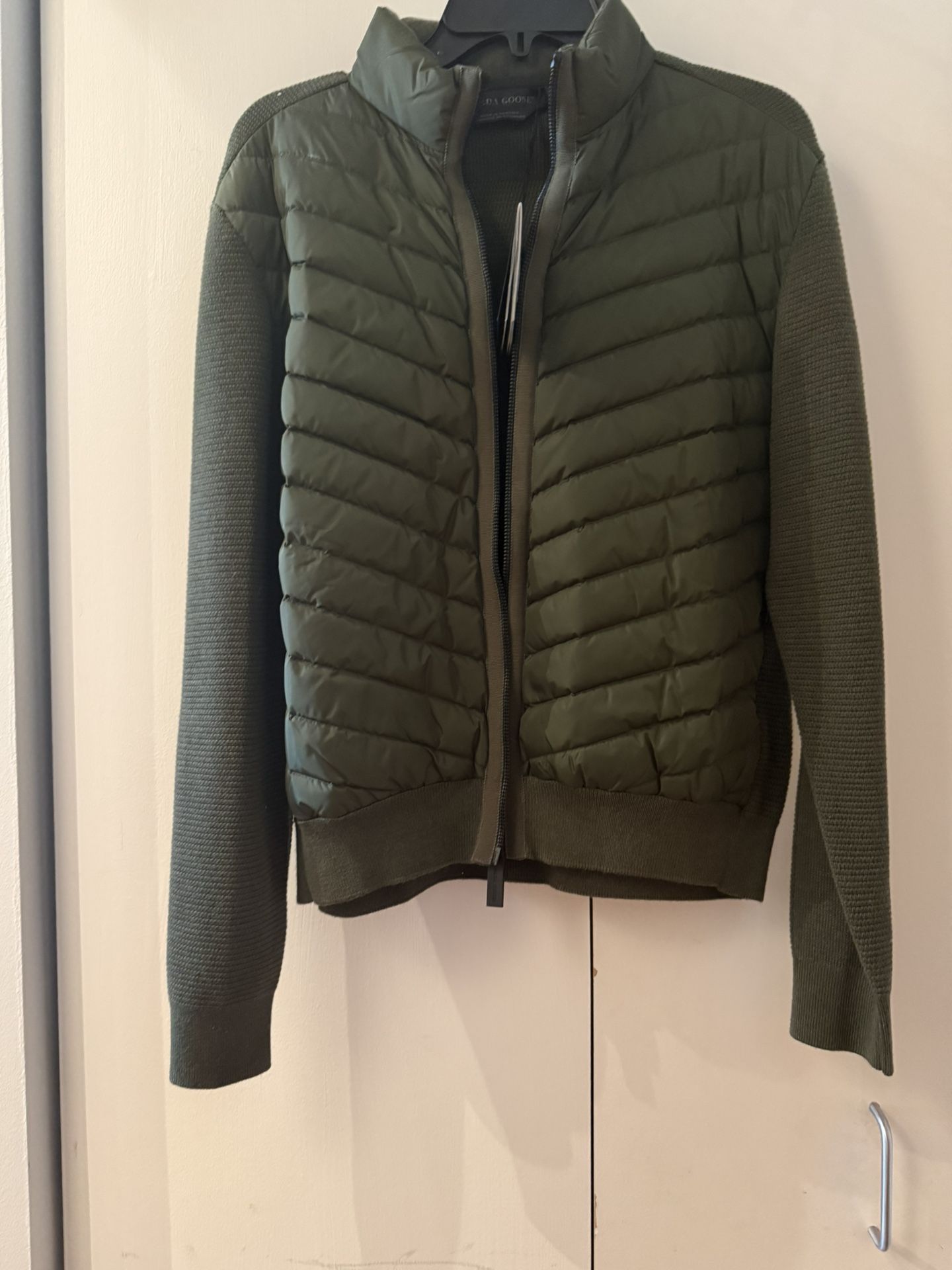 Canada Goose Black Label HyBridge Knit Jacket XL Olive Green - photo 3