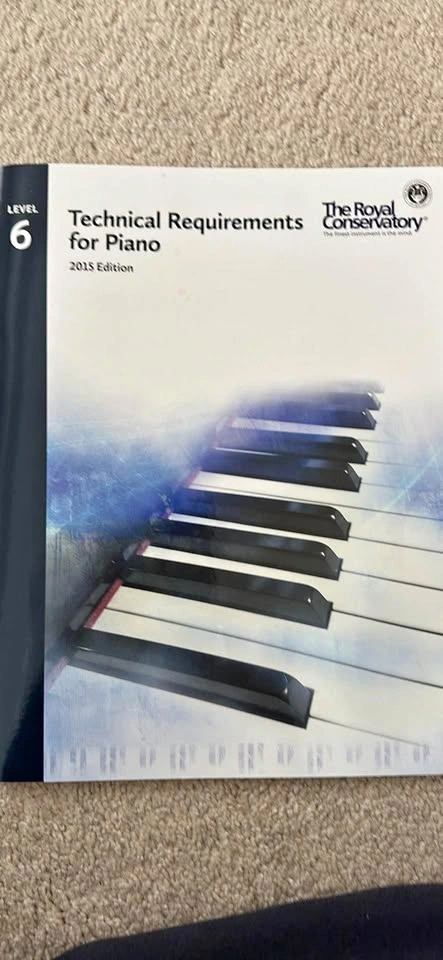 RCM Technical Requirements for Piano Level 6 Book