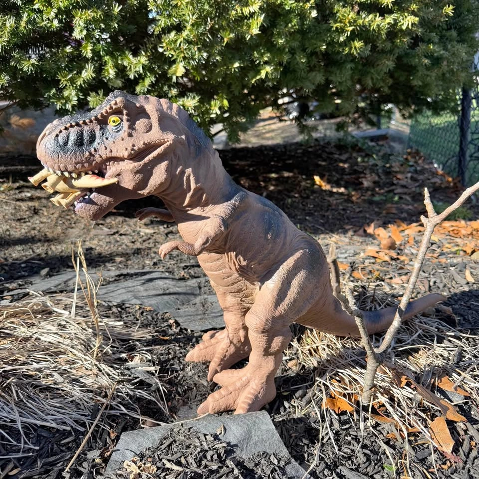 Toys R Us T-Rex Soft Rubber Dinosaur 17" Tall