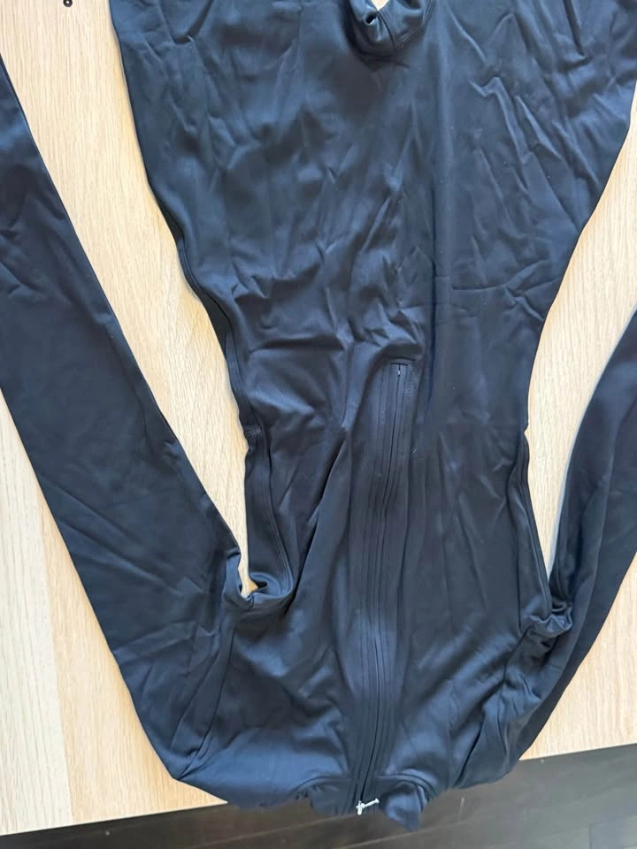 Black Long Sleeve Athletic Jumpsuit - photo 3