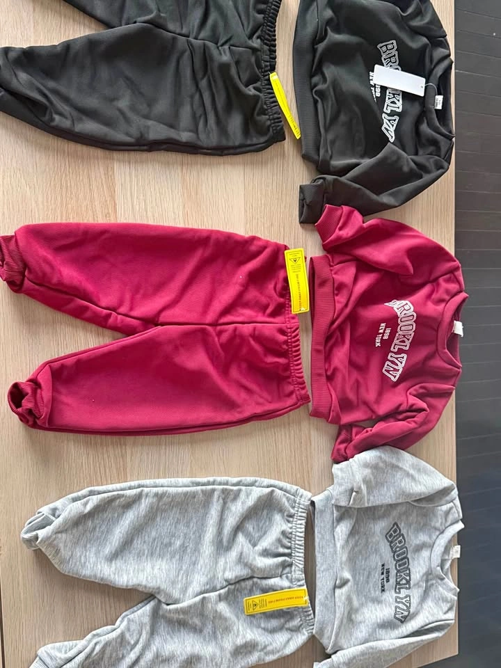 3 New Brooklyn Sweatsuit Sets 12-18M