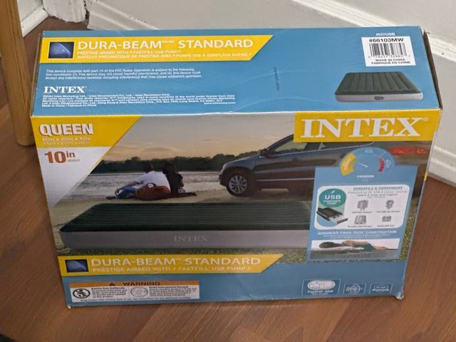 Intex Queen Air Mattress with Built-in Pump