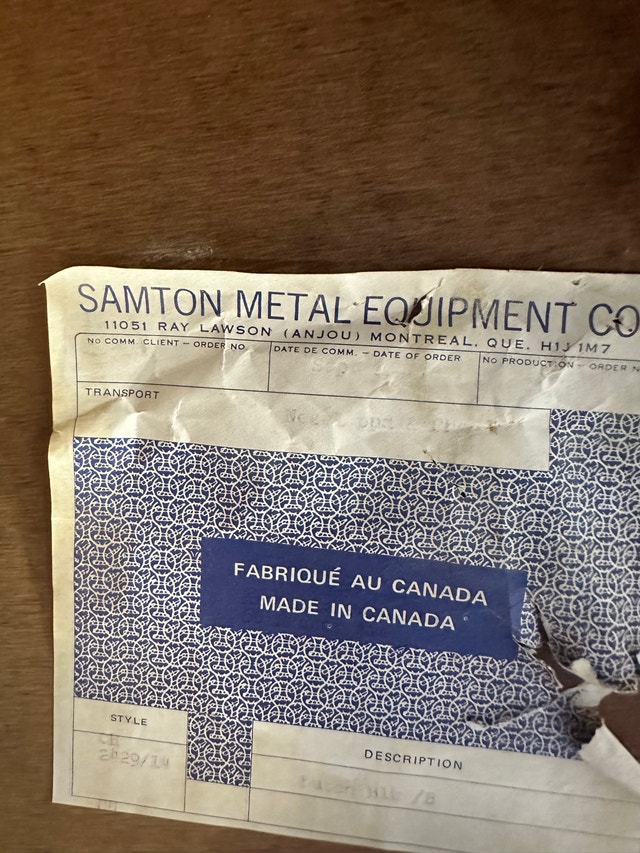 Vintage Sampton Metal Co. Table w/5 chairs (m/Montreal) - photo 4