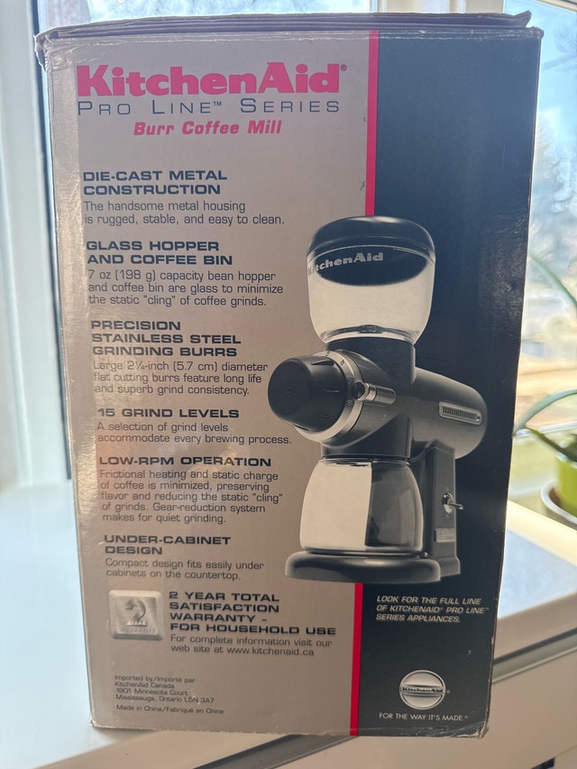 KitchenAid Pro Line Series Burr Coffee Grinder - photo 5