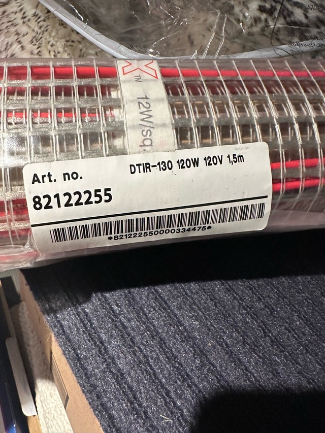 Danfoss LX Floor Heating Pad with Thermostat - New - photo 4