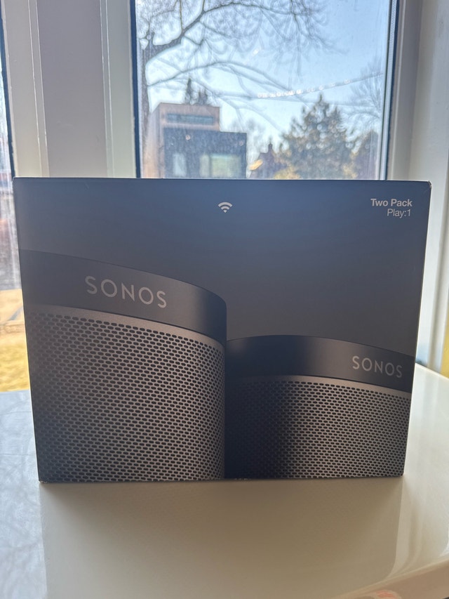 LNIB Sonos Play 1 speaker ( Pair ) - photo 2