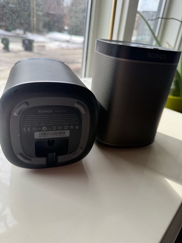 LNIB Sonos Play 1 speaker ( Pair )