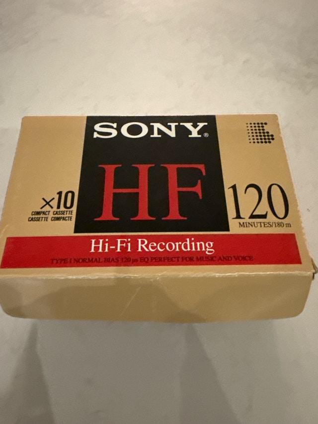 New Sealed Sony HF 120 cassette 10pk - photo 2