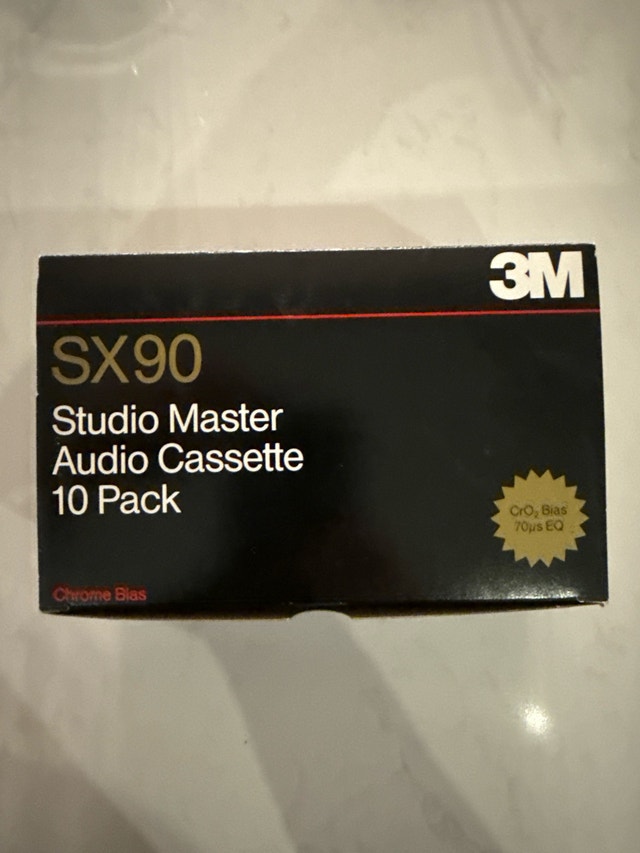 3M Studio Master SX90 Chrome Cassette 10-Pack - New - photo 2