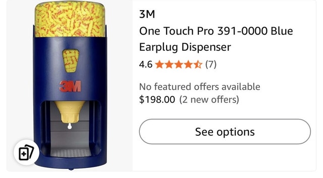 3M Earplugs Dispenser & Stand NIB - photo 2