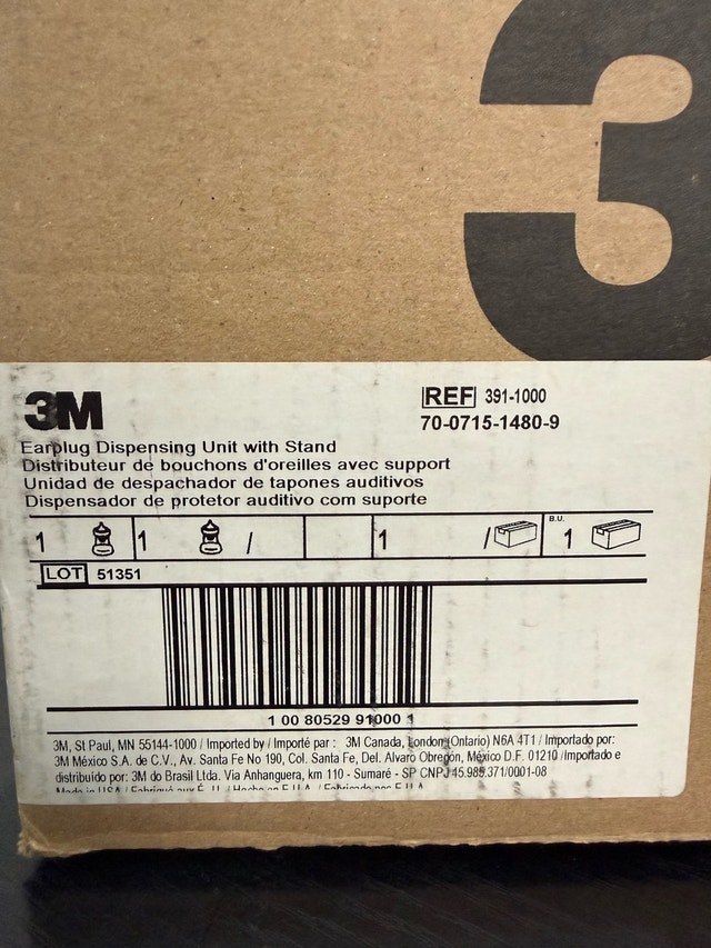 3M Earplugs Dispenser & Stand NIB - photo 5