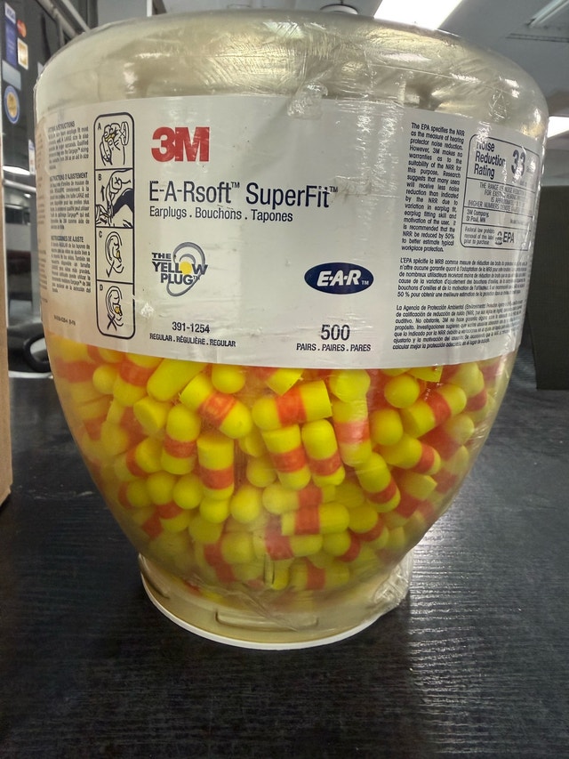 3M Earplugs Dispenser & Stand NIB