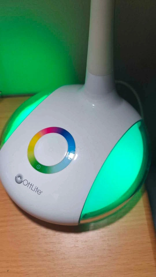 OttLite LED Desk Lamp w/ Color Changing Base - photo 3