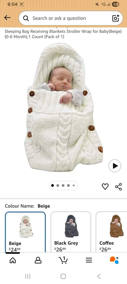 Sleeping Bag Baby Receiving blanket - photo 2