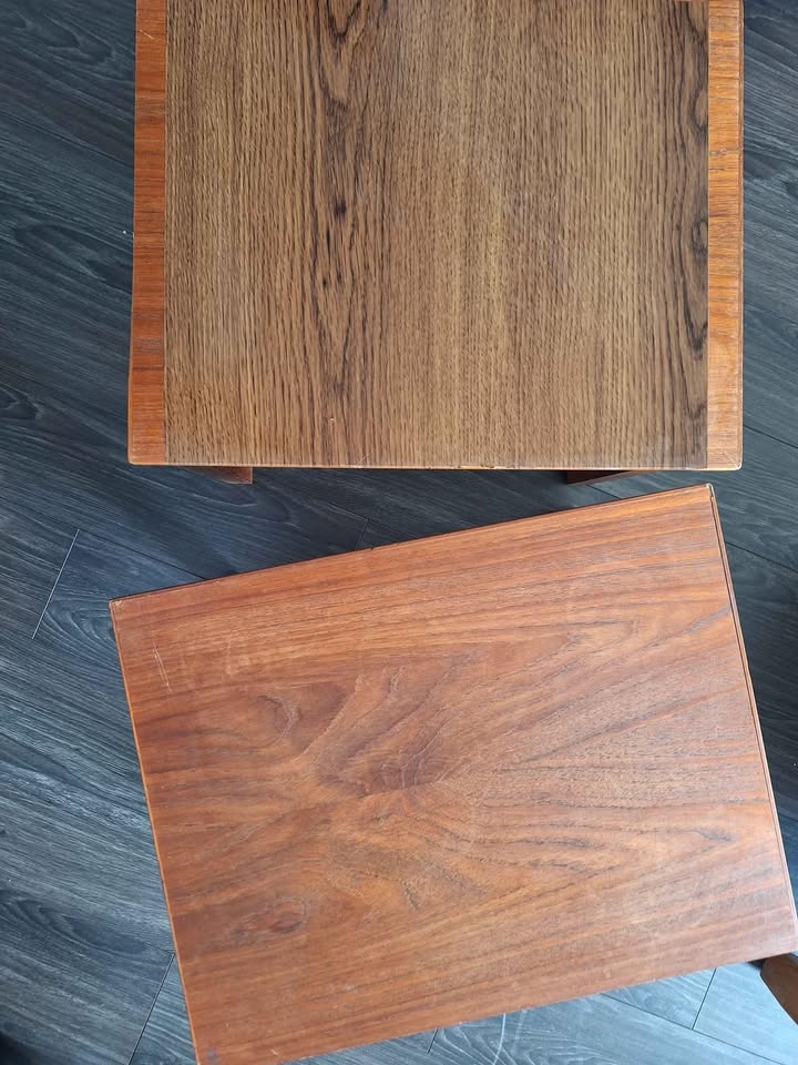 2 Hardwood Bedside Tables - photo 4