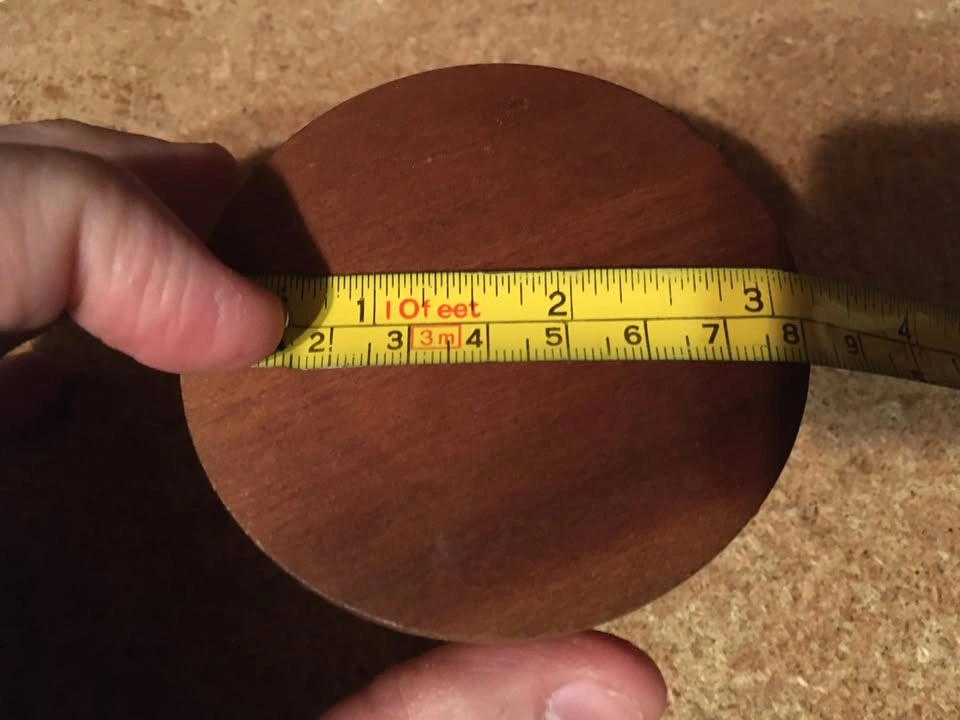 VINTAGE WOOD DOLLHOUSE HANDCRAFTED HARDWOOD WOODEN DRUM TABLE - photo 5