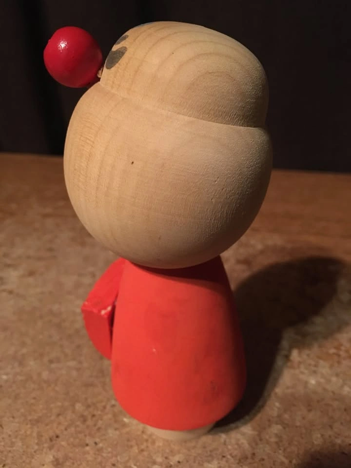 Vintage Otagiri Kokeshi Wooden Doll 5.25" - photo 2