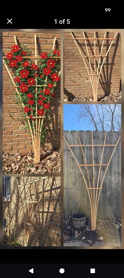 Handmade Cedar Garden Trellis