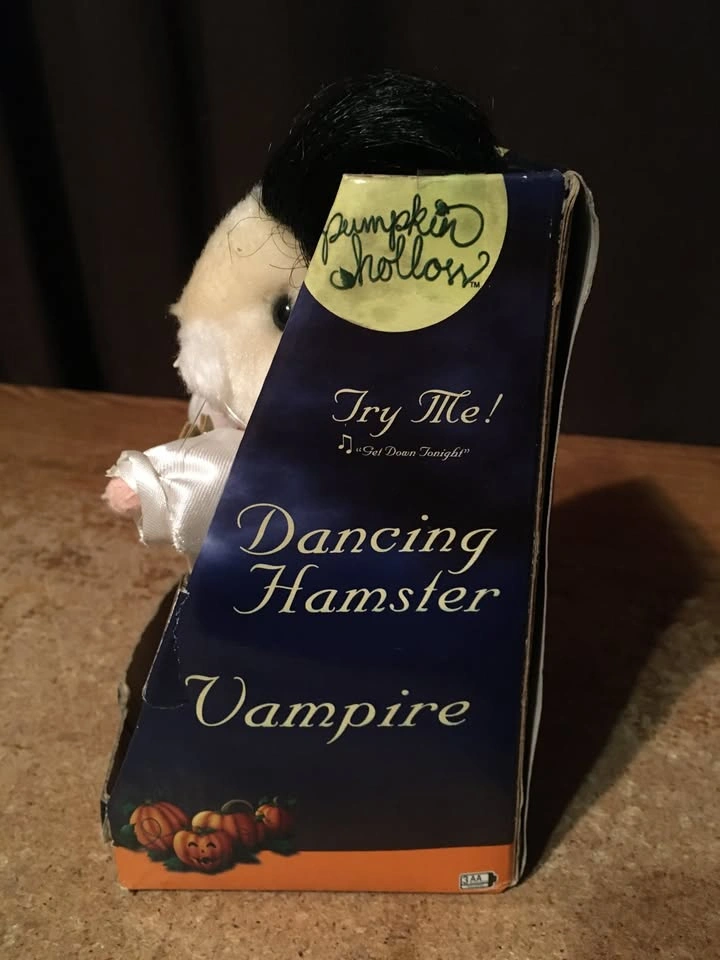 Dancing Hamster Dracula Vampire Costume Sings Get Down Tonight - photo 3