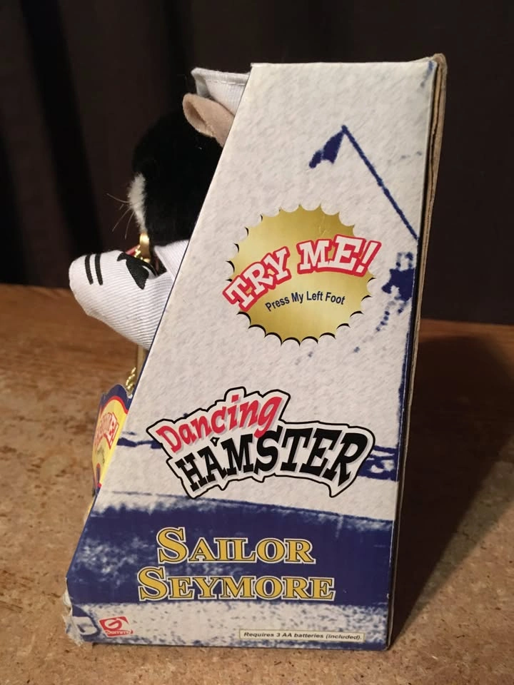 GEMMY DANCING HAMSTER SAILOR SEYMOUR SINGS ANCHORS AWAY - photo 3