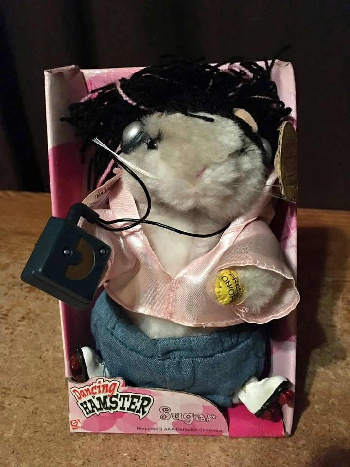 Gemmy Dancing Hamster Sugar Girls Just Wanna Have Fun