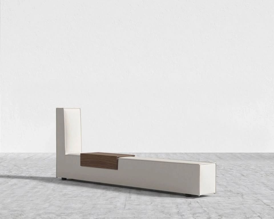 Rove Concepts Porter Bed Extension w/ Walnut Side Table (King) - photo 2