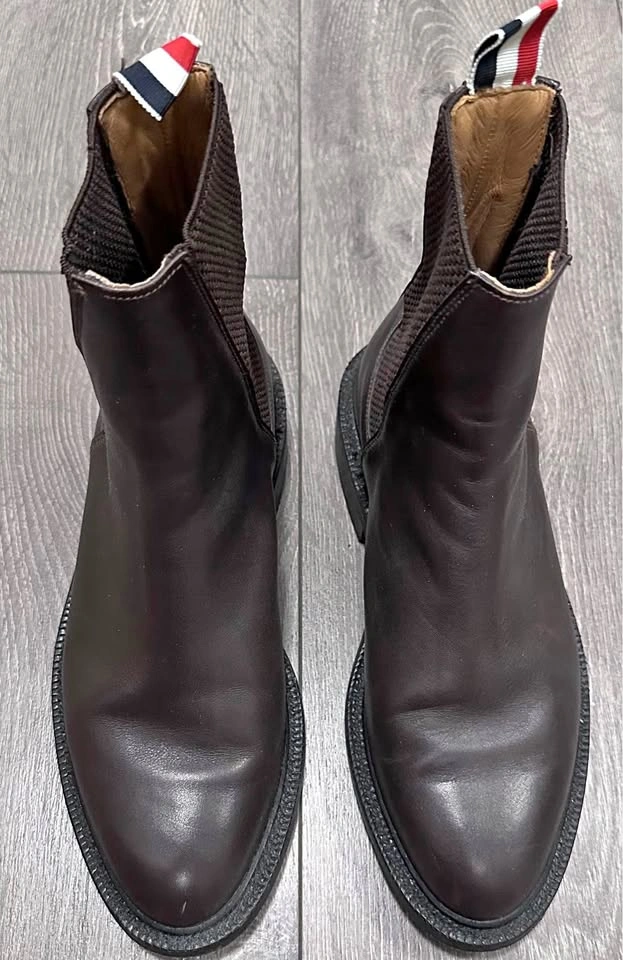 Thom Browne Calf Leather Chelsea Boots (Men's Shoe)