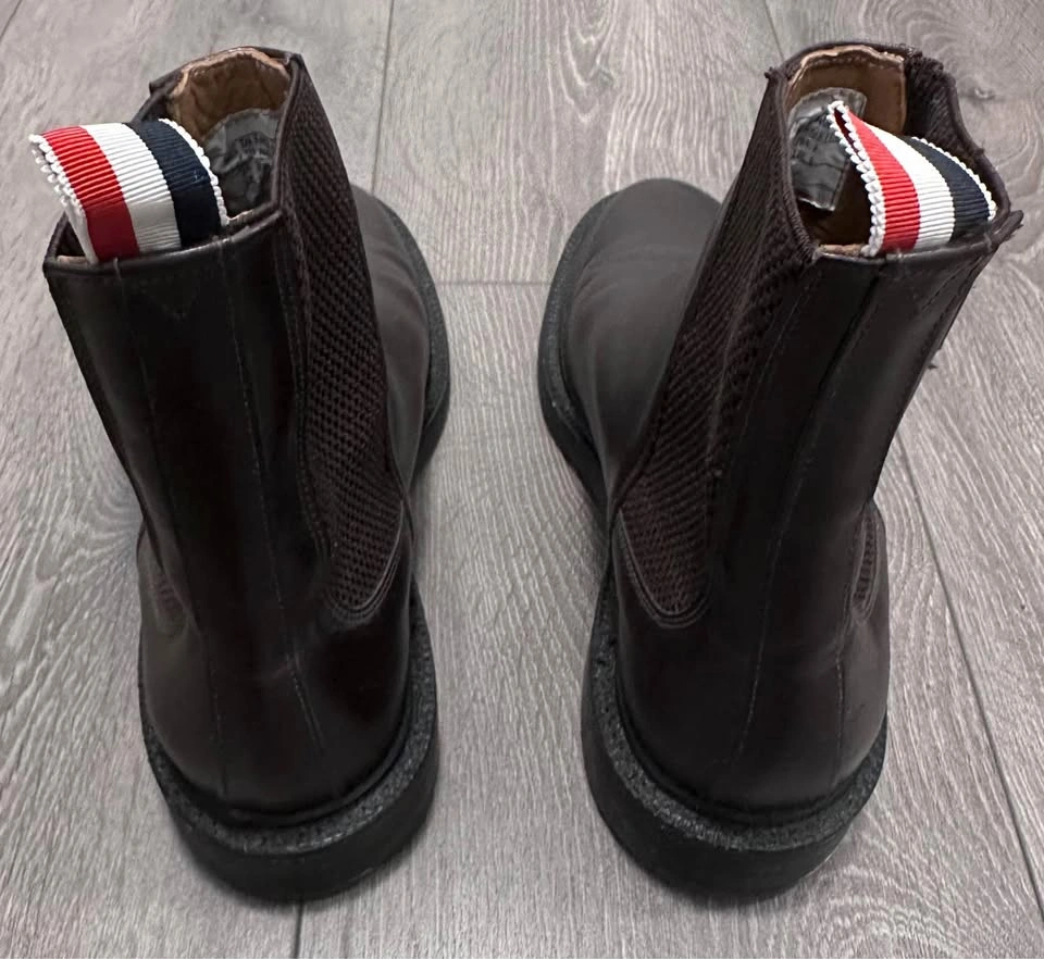 Thom Browne Calf Leather Chelsea Boots (Men's Shoe) - photo 4