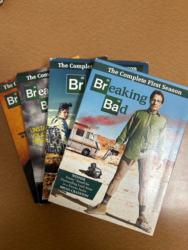 Breaking Bad DVDs Seasons 1-4