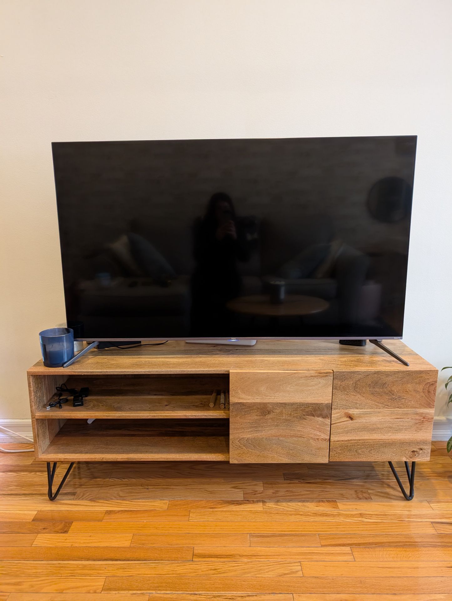 Beautiful Wood & Metal TV Stand