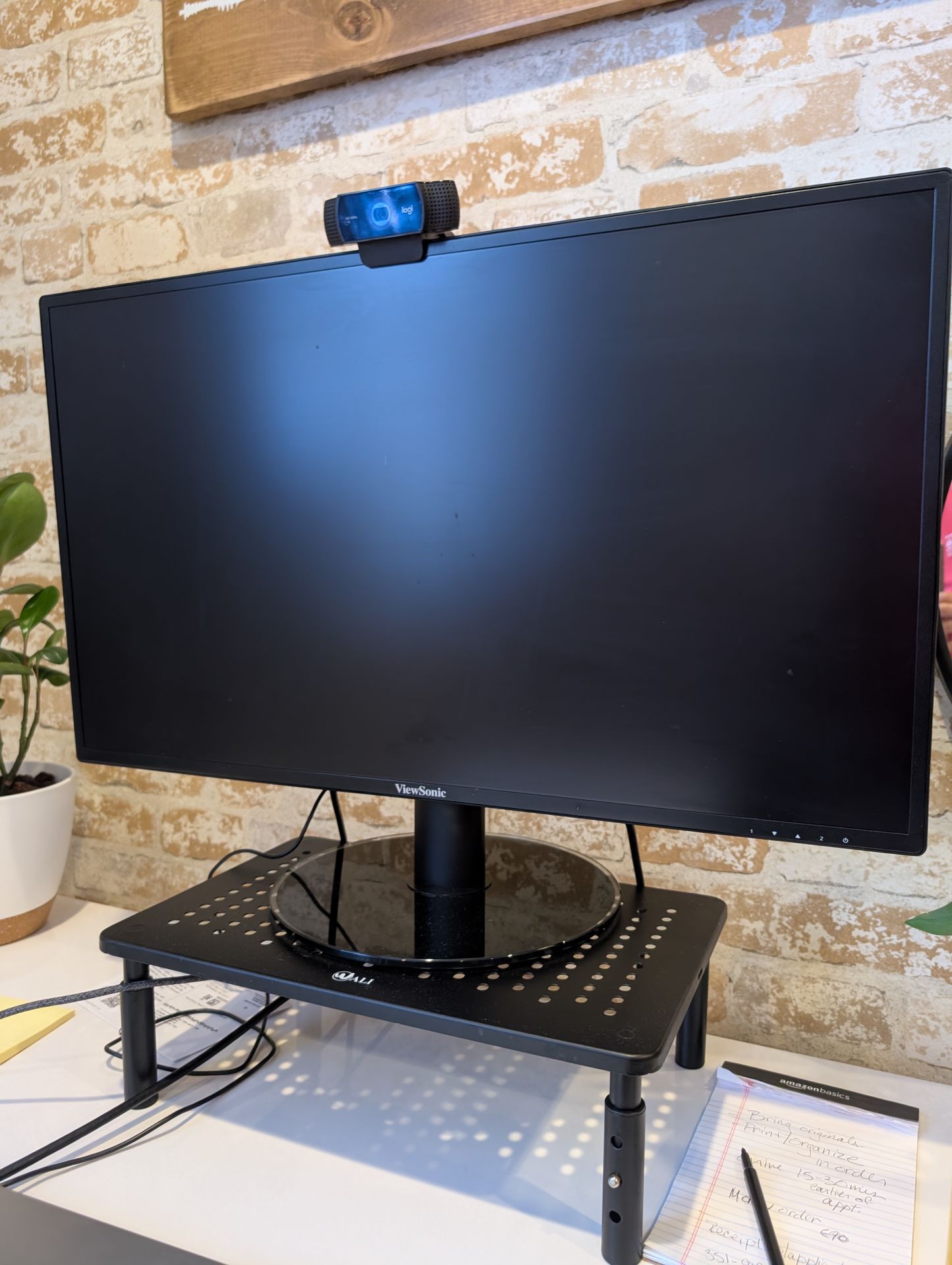 ViewSonic 24.5" Monitor with Metal Stand