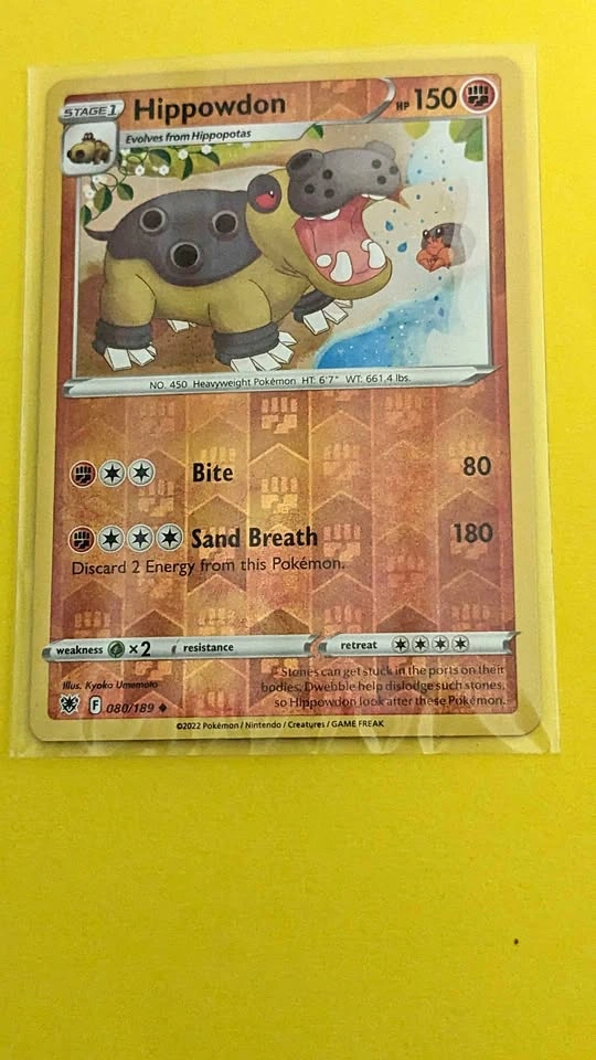 Hippowdon [Reverse Holo] #80 Pokemon Astral Radiance
