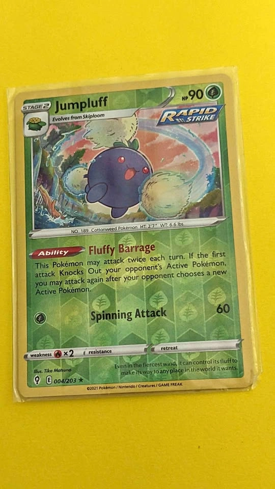 Jumpluff [Reverse Holo] #4 Pokemon Evolving Skies