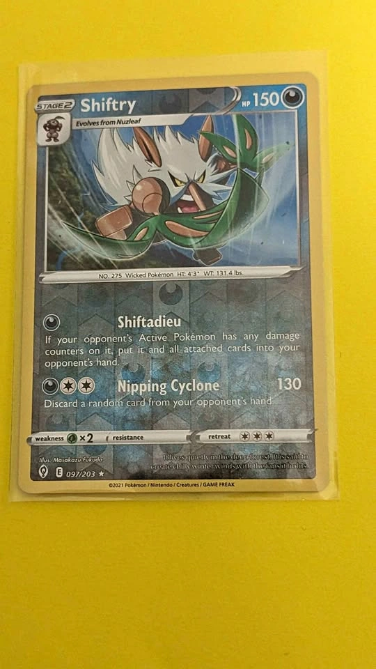 Shiftry [Reverse Holo] #97 Pokemon Evolving Skies