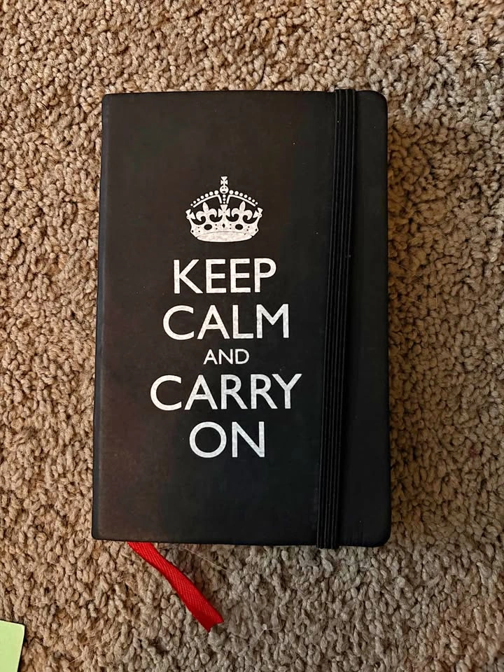 Notebook - Keep calm and carry on